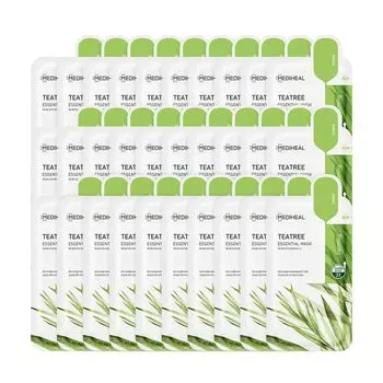 MEDIHEAL Essential Mask MEDIHEAL Essential Mask 10 листов Проблемы с кожей Успокаивающий Увлажняющий Успокаивающий (10P) / (Чайное дерево) (30 листов)