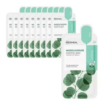 MEDIHEAL Essential Mask MEDIHEAL Essential Mask 10 sheets Skin Trouble Essence Teca Shika (10P) / (Madecassoside)