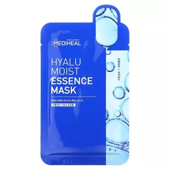 MEDIHEAL, Hyalu Moist Essence Beauty Mask, 1 mask, 20ml (0.68fl oz)