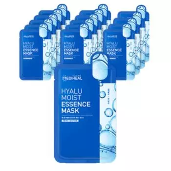 MEDIHEAL Hyalu Moist Essence Mask 20мл x 15шт / упаковка масок для лица