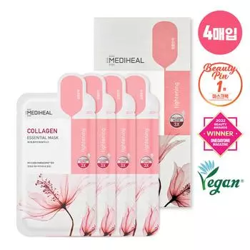 Mediheal Коллагеновая маска Essential Mask Sheet 2 шт. Специальный набор (+2 шт.)