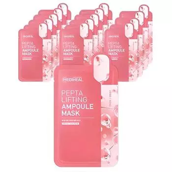Mediheal Маска-ампула Pepta Lifting Ampoule Mask 15 листов, 1 набор 20ml X 15 Sheets (1Set)