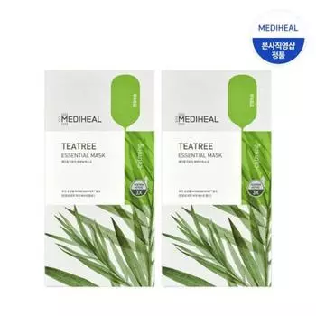 Mediheal Маска Tea Tree Essential Mask 24 мл 20 шт. обновление, 1 упаковка