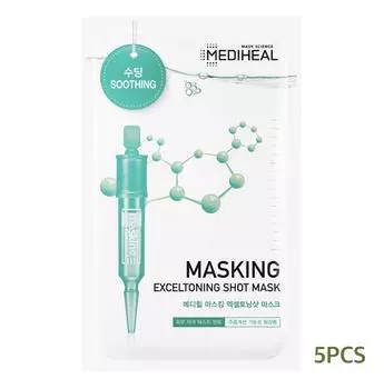 MEDIHEAL Masking Excel Toning Shot Mask 23 мл * 5 ШТ.