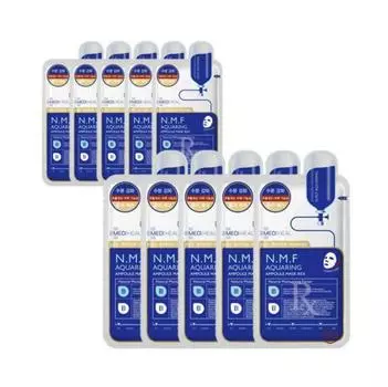 MEDIHEAL N.M.F Aquaring Ampoule Mask REX 27 мл * 10 шт.