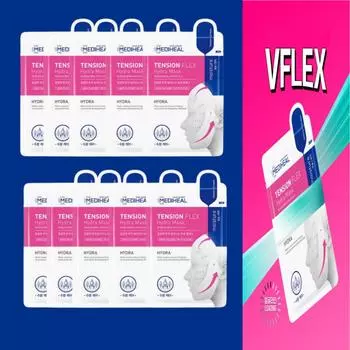 Mediheal NEW TENSION FLEX Успокаивающая маска, 10 листов