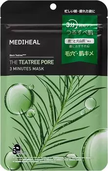 MEDIHEAL OFFICIAL 3 Minutes Mask Teatree 7 pieces 3 Minutes Mask Teatree 7P Time saving Moisture Moisturizing Morning makeup Skin conditioning Texture