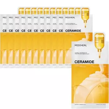 MEDIHEAL OFFICIAL Ceramide Essential Mask Moisture Barrier pieces Ceramide Essential Mask Moisture Barrier 10P Korean pack texture care moist moisture