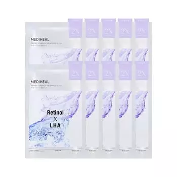 MEDIHEAL OFFICIAL Derma Synergy Wrapping Mask Korea Pack Skin Care Moist Moisturizing Moisture (Тонирование) (поры)
