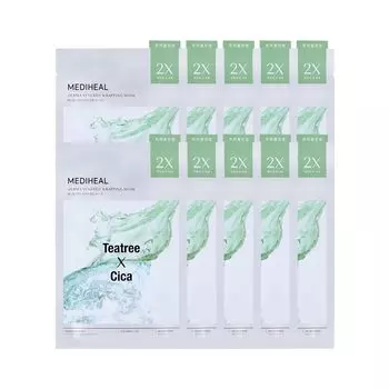 MEDIHEAL OFFICIAL Derma Synergy Wrapping Mask Korea Pack Skin Care Soothing Moist Moisturizing Moisture (Calming)