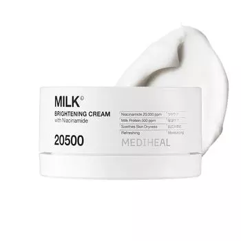 MEDIHEAL OFFICIAL Осветляющий молочный крем 50 мл Осветляющий молочный крем 50 мл Ниацинамид глутатион Сияющая кожа Высокоувлажняющий корейский уход за кожей