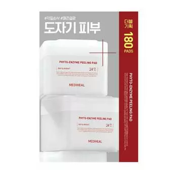 MEDIHEAL Phyto-Enzyme Peeling Pad 90P, двойная упаковка