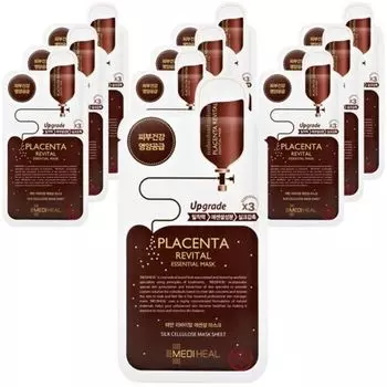 MEDIHEAL Placenta Revital Essential Mask EX 24 мл (10P)