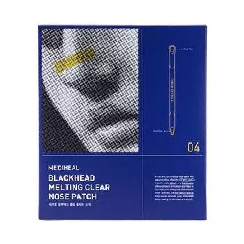 [MEDIHEAL] Прозрачный пластырь для носа от черных точек 4 шт.