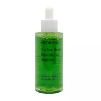 Mediheal Tea Tree Biome Blemish Cica Ampoule Успокаивающая высококонцентрированная эссенция для сухой и жирной чувствительной кожи 50 мл, 1 шт.