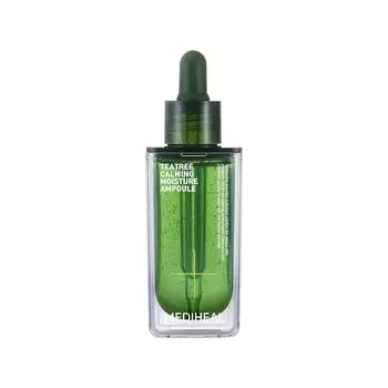 MEDIHEAL Tea Tree Calming Moisture Ampoule 50mL Contains plenty of 4 types of tea tree Essence to prevent rough skin (Essence)