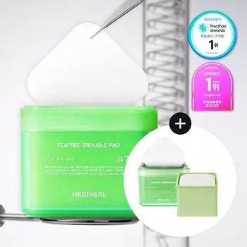 Mediheal Tea Tree Trouble Pad Double Plan Tea tree 100+100 sheets