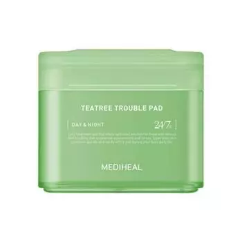 Mediheal Салфетки Tea Tree Trouble Pads 100 листов, 1 шт.