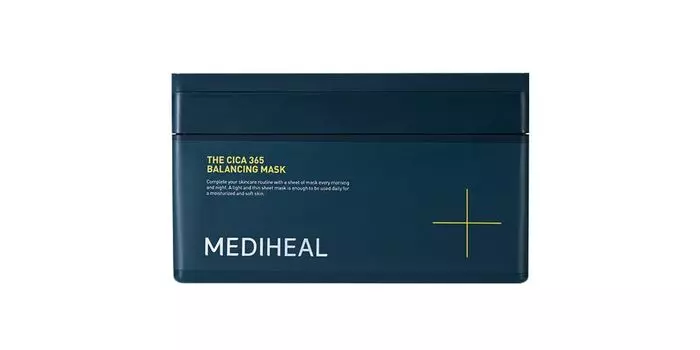 MEDIHEAL THE 365 Mask Skin Balance Care 365 для ежедневного использования 30 тканевых масок CICA 365 Balancing (Маска)