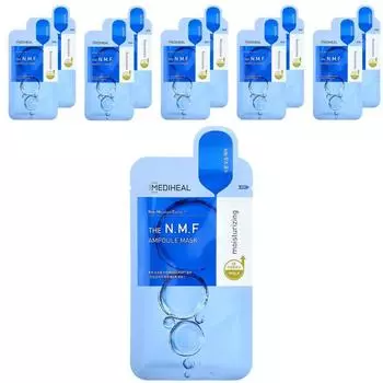 MEDIHEAL The NMF Ампульная маска красоты 10 листов (27 мл 0,91 жидких унций каждая), 1 кусок