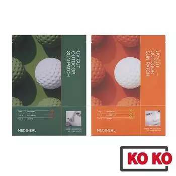 [Mediheal] УФ-защитные патчи для наружного применения, 2 типа (Тройной, Широкий) Wide (4set)