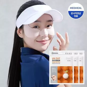 Mediheal UV Cut Outdoor Sun Patch Triple Protection 4 листа x 3 набора, 5 г, 3 шт.