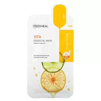 MEDIHEAL, Vita, Essential Beauty Mask, 1 sheet, 24ml (0.81fl oz)