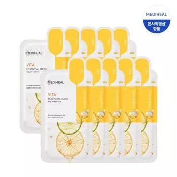 Mediheal Vita Essential Mask 24ml 10 sheets, 10 sheets, 1 piece