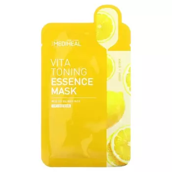 MEDIHEAL, Vita Toning Essence Beauty Mask, 1 лист, 20 мл (0,68 жидких унций)