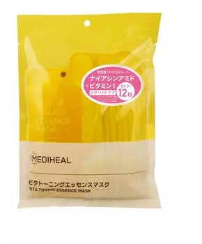 MEDIHEAL Vita Toning Essence Mask 12 шт. Shiny Care [оригинальный продукт] Уход/Hari