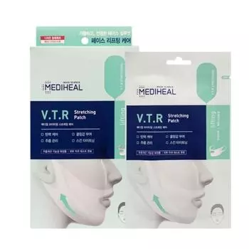 Mediheal VTR V-растягивающий пластырь (1 упаковка - 4 шт.), 4 листа, 1 шт.