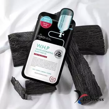 Mediheal WHP Отбеливающая водная черная маска EX 1 BOX (5 листов) 1 BOX (5 Sheets)