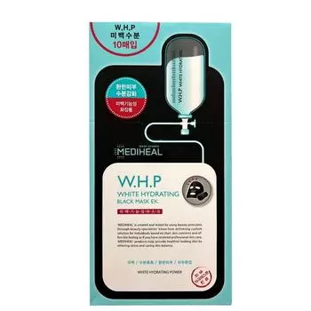 Mediheal WHP Whitening Moisture Black Mask Pack EX, 1 pack, 25 pieces