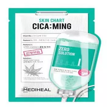 Mediheal Zero Solution Skin Chart Cicaming Mask 10 листов