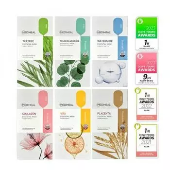 Медихил [Нет. 1 в течение 6 лет подряд] Mediheal Essential Mask Pack 10 листов 6 типов на выбор 1 Madecassoside 10 листов