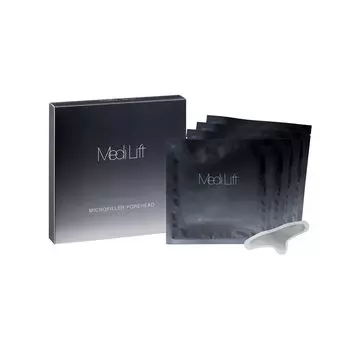 Medilift Micro Filler Forehead 4 Pack Set Wrinkles Needle Patch Гиалуроновая кислота Ниацинамид YML0050 YA-MAN Лоб, Глабелла,