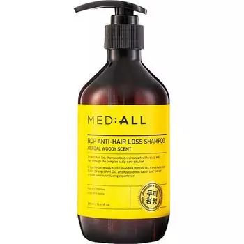Mediol RCP Anti Hair Loss Функциональный шампунь против выпадения волос с древесным ароматом, 300 мл, 1 шт.