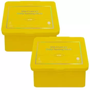 Mediolga Vita C Lemon Daily Turning Mask, 30 sheets, 2 pieces