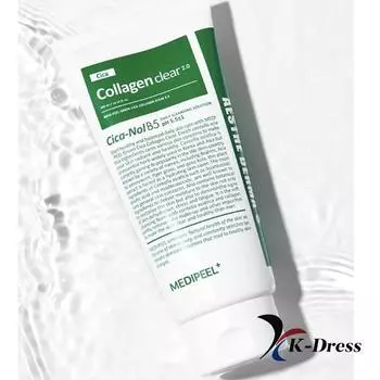 MEDIPEEL Green Cica Коллагеновая прозрачная пена 2.0 300 мл 1 PCS