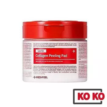 [Medipeel] Красные лакто-коллагеновые подушечки для сужения пор, 70 шт. 70 sheets