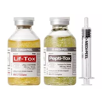 Medipeel Lif-Tox Ампула 35 мл + Pepti-Tox Ампула 30 мл, 1 набор 35ml+30ml, 1Set