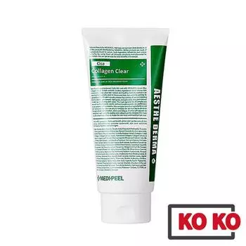 [Medipeel] Очищающая пенка для чувствительной кожи Green Cica Collagen Clear 2.0, 300 мл 300ml