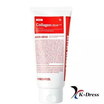 MEDIPEEL Red Lacto Collagen Прозрачная пена 2.0 300 мл 1 PCS