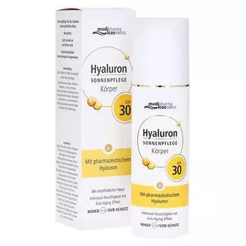 Medipharma Hyaluronic Body Sun Cream LSF30 150ml