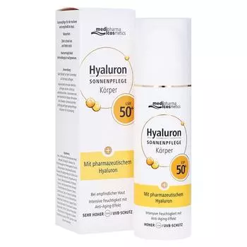 Medipharma Hyaluronic Body Sun Cream LSF50+ 150ml