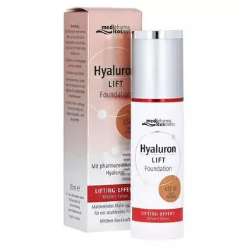 Medipharma Hyaluronic Foundation LSF 30 Soft Bronze
