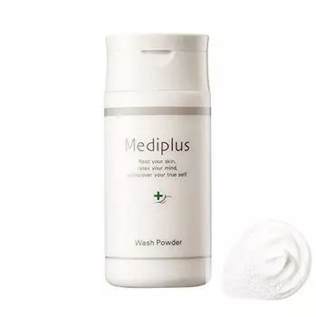 Mediplus Wash Powder 60 г месяцы Энзимная пена для лица с папаином для сухой кожи лица профилактика акне (2 поставка) | мытье, энзим, мытье, увлажнение, поры, кожа,