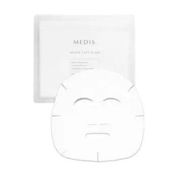 Medis White Face Pack для лица [Отбеливание x Квази-препарат x 30 шт. x Сыворотка, эквивалентная 480 мл x 3 вида плаценты x Домашний хлопок x Двойной активный инг