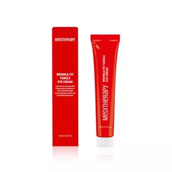 Meditherapy - Крем для кожи вокруг глаз Wrinkle-Fit Tangle 20 мл, отеки под глазами, темные круги, против старения, увлажняющий, корейская косметика, Kbeauty, образец