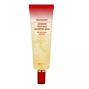 Meditherapy Shumage Gold Seal Wrapping Mask 90 г, Маска-пленка, Укрепляющая, Увлажняющая, Корейская косметика, Kbeauty, Образец